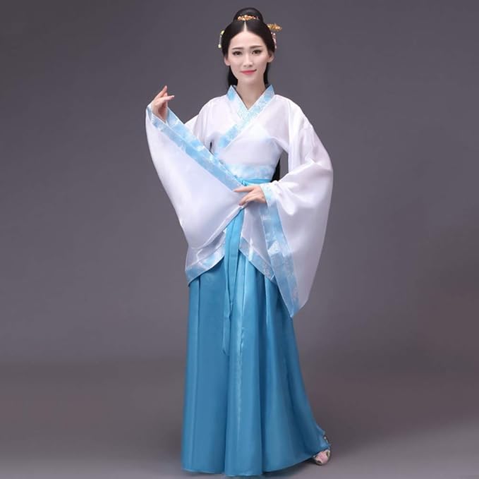 Cxlyq Hanfu 4 Farbe Traditionelle Chinesische Kleidung Alten Tanz Kostum Hanfu Fur Frauen Festival Outfit Frau Leistung Kostume Kleid Amazon De Bekleidung