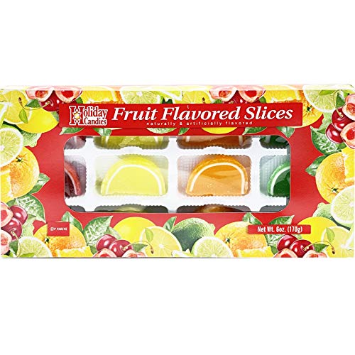 Jelly Fruit Slices, Gummy Candy fruit Flavored Slices, Kosher for