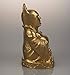 Batman Buddha Statue Brilliant Gold 4