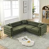 Eafurn Symmetrical L Shaped Corner Sectional Sofa