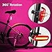 Bodyguard Bike Tail Light-USB Charging,(Red, Blue, Pink)3 Color Changing, 6 Modes, Waterproof & Lightweight.High Intensity Bike Rear Helmet Light Fits on any Bicycles