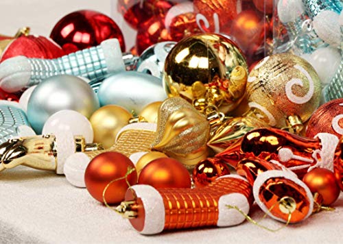 60pcs-Kerstballen-Shatterproof-Kerstbal-ornamenten-decoratie-voor-Kerstboom-Decor