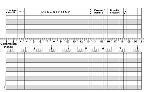 The Superior Check and Debit Card Register W I D E edition - Blue - Thumbnail 2