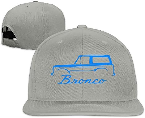 1966-77 Ford Bronco Blue Starter Unisex Sports Caps Snapback Hats