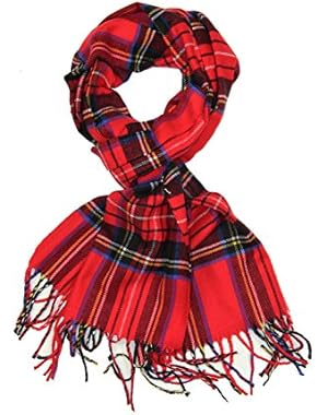 Soft & Warm Tartan Plaid Checked Cashmere Feel Winter Scarf Unisex