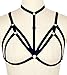 Efashionmx Womens Sexy Goth Harness Cage Bra Open Cup Frame Bra