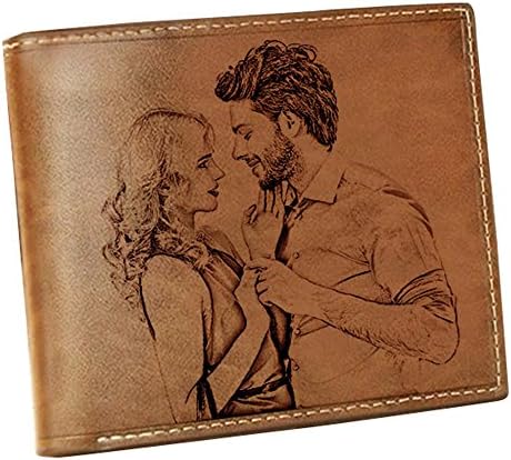 Personalized photo Wallet Custom Men's Wallet for husband boyfriend