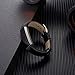 Eazior Bands for Fitbit Alta / Alta HR, Adjustable Comfortable Alta Accessories Leather Wristband (Black)