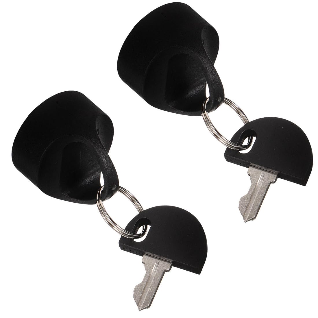2 Sets of Replacement Easy Pull Keys for Pride Mobility Scooters – Compatible with Pride, Victory, Go-Go Scooters – Anti-Theft Keys with Deluxe Finger Ring Design