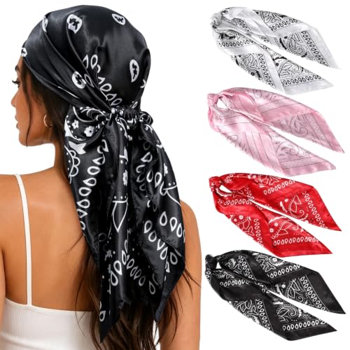 AWAYTR 35" Satin Head Scarves