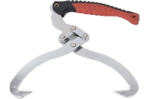 Yinhing Log Skidding Tong 8 Inch Duty Cr Plated Hook Easy to Use Log Grapple Tool for Efficient Timber Handling and Manipulat