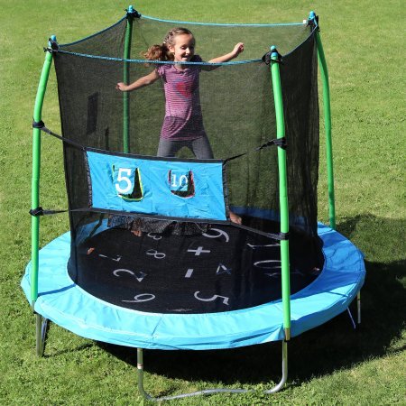 Skywalker 7.5' Trampoline with Enclosure Combo and Bonus 
