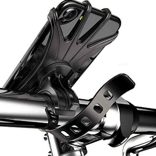 Floppy 360° Universal Bike Anti Shake and Stable Cradle/Mount Silicone Mobile Holder, Multi Angle Rotating Handlebar Sta
