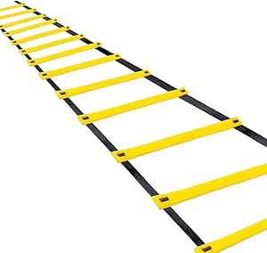 Teenitor 13 Rung Agility Ladder Speed Ladder Training Ladder for Soccer, Speed, Football Fitness Feet Training Carry Bag