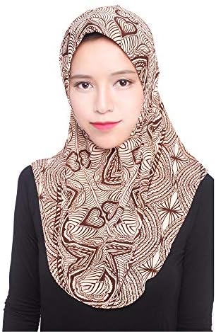 ba knife Muslim Hijab Ice Silk Islamic Hat Full Cover Headscarf Soft Long Head Shawls for Women