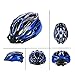 IFLYING Eco-Friendly Super Light Integrally Bike Helmet Adjustable Lightweight Mountain Road Bike Helmets for Men and Women (Blue)