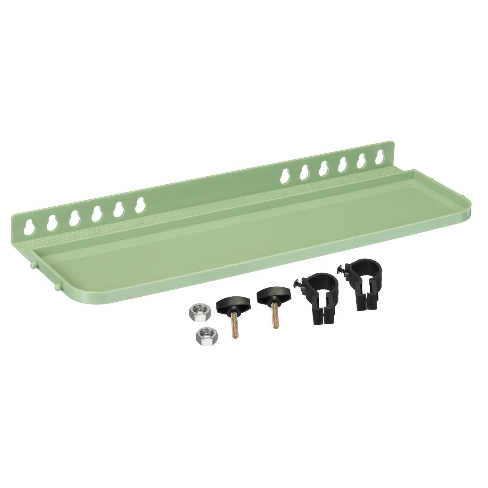 PATIKIL 34x12cm Easel Tray Replacement, Detachable Easel Tray Attachment Easel Tray Shelf Plastic for Artists Painting Brushes, Green