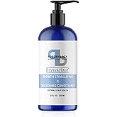 Pure Biology Hair Conditioner for Fine, Damaged Hair - Volumizing Conditioner with Biotin, Keratin, Rosemary and Argan Oils - Moisturizing Conditioner for Dry Hair and Thinning Hair Volume