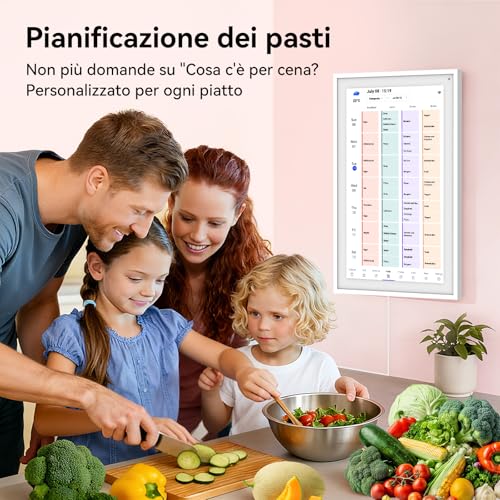 TABWEE Digital Calendar 15.6 Inches – Electronic Calendar for Family Organizer, Faccenda Table, Meal Planner, Reward System (Digital Photo Frame)