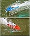 RC Boat for Girls and Boys Electric Birthday Gift for Kids 4CH Radio Controlled Boats/Ships Pool & Outdoor Use (Blue)