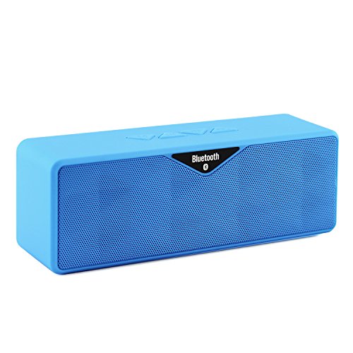 LB1 High Performance New Wireless Bluetooth Mini Speaker for MSI C Series CX61 0NF-258US 15.6-Inch Laptop (Brown) Dual-Speaker Music System with Built-in Microphone and Micro SD card slot (Blue)