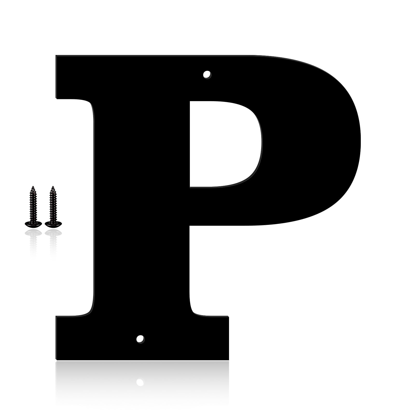 6 Inch Metal House Numbers, House Address Letters