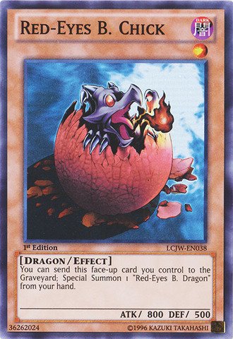 Yu-Gi-Oh! - Red-Eyes B. Chick (LCJW-EN038) - Legendary Collection 4: Joey's World - 1st Edition - Super Rare