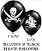 Pirate Party Favors - 36 Caribbean Pirates Latex Balloons - Pirate Party Supplies - Great for Pirate Themed Parties!