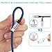 USB Type C Cable, JAHMAI USB-C to USB-A Charger 3 Pack(6ft) Nylon Braided (Blue)