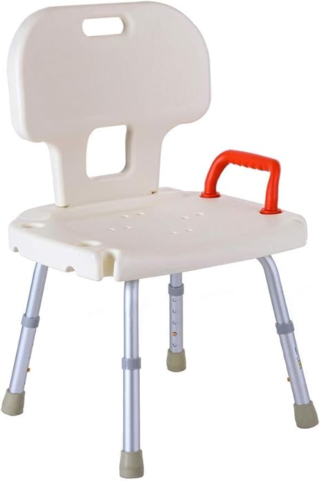 HSRG Badezimmer Duschstuhl, Höhenverstellbar Aluminiumlegierung mit