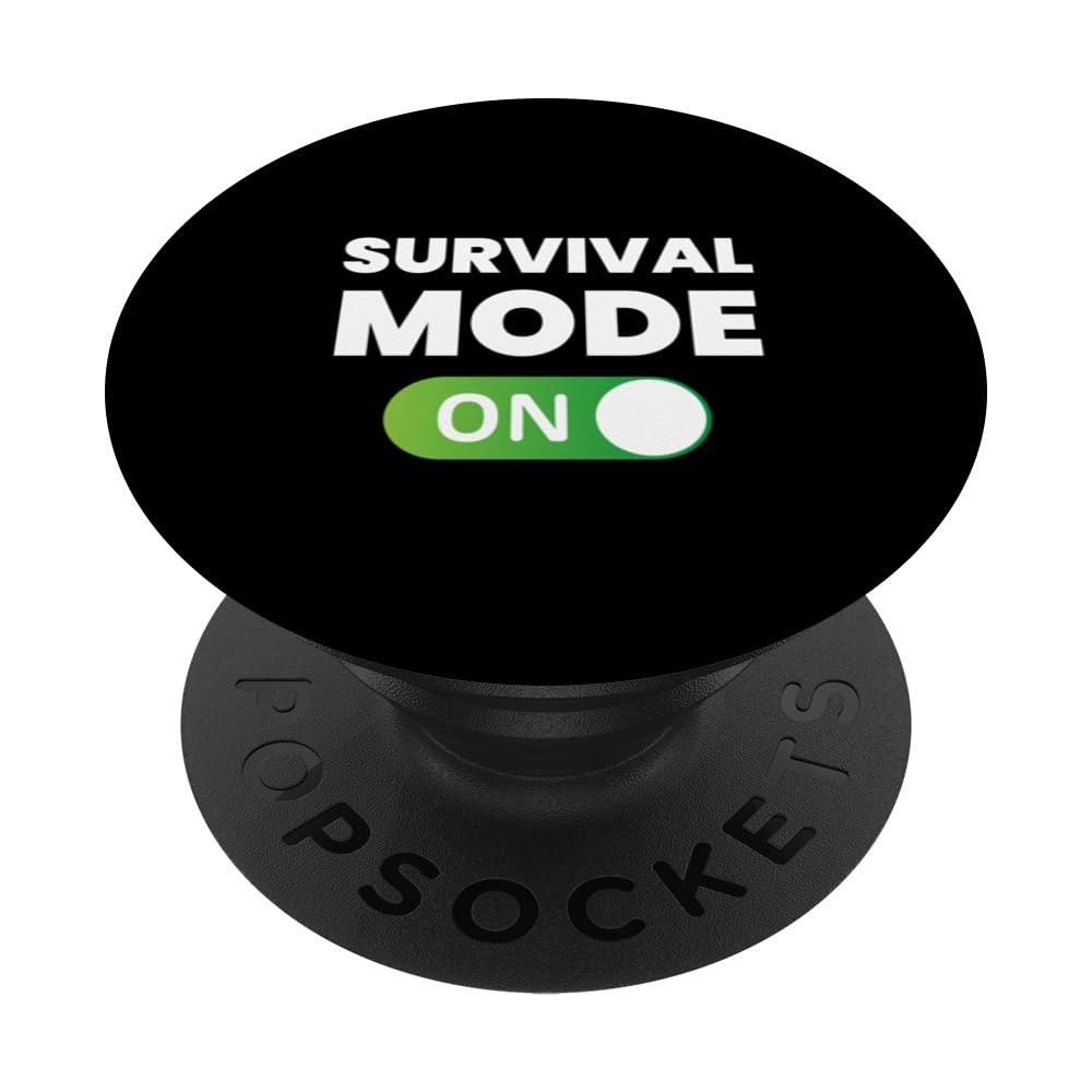 Survivalist Prepper Prepping SHTF Bug Out Bunker Stockpile PopSockets Swappable PopGrip