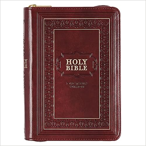 10. KJV Holy Bible, Compact Large Print Faux Leather