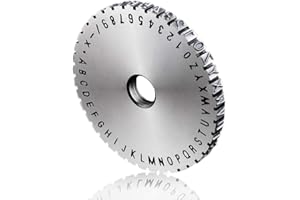 MXBAOHENG Codeword Plate For Nameplate Metal Label Stamping Printer Machine different size optional 2/2.5/3/4/5/6 (No.6)