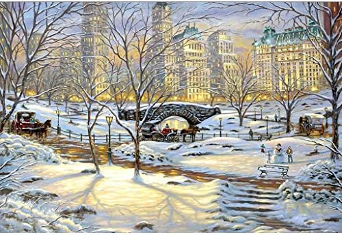 Puzzle House Wooden Jigsaw Puzzle, Moscow After Snow, 500/1000/1500 Pieces Puzzles Game For Adults & Kids 503 (Size : 1000pc)