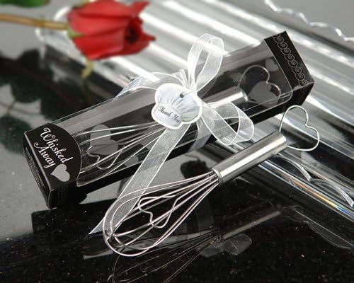 "Whisked Away" Heart Whisk - Baby Shower Gifts & Wedding Favors (Set of 12)