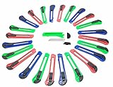 24 Box Cutters Openers Utility Knives with Snap off Blades. Every Day Tools. by JBK