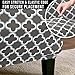 Home Fashion Designs Printed Twill Arm Chair Slipcover. One Piece Stretch Chair Cover. Strapless Arm Chair Cover for Living Room. Brenna Collection Slipcover. (Chair, Charcoal)