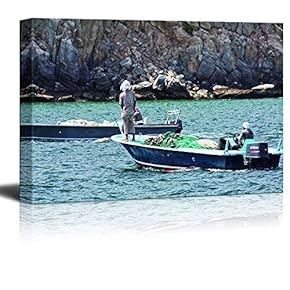 Fisherman Home Artwork for Living Room Bedroom