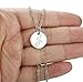 FUNRUN JEWELRY Stainless Steel Initial Letters Pendant Necklace for Women Men (Letter J)