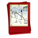 NobleWorks - 12 Funny Cards for Christmas - Cartoon
