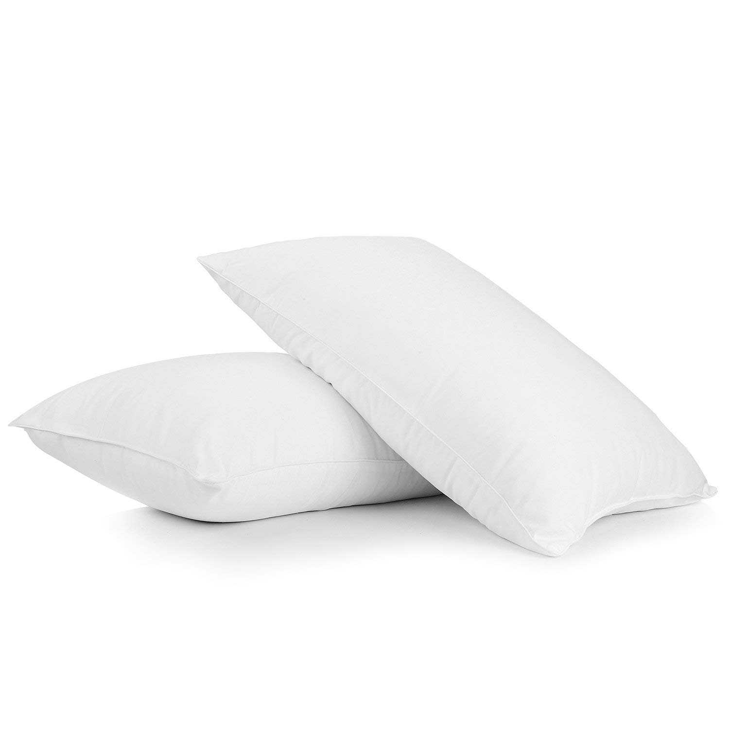 Acanva Bed Sleeping Extra Soft Sham Pillow Insert Standard 20x26 White Bed Pillows Positioners Bed Pillows