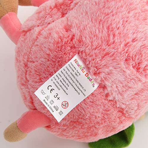Niuniu Daddy 12 inch Cherry Food Plush Toys Shaped Fruit Series Cuddly Cushion Stuffed Cute Doll
