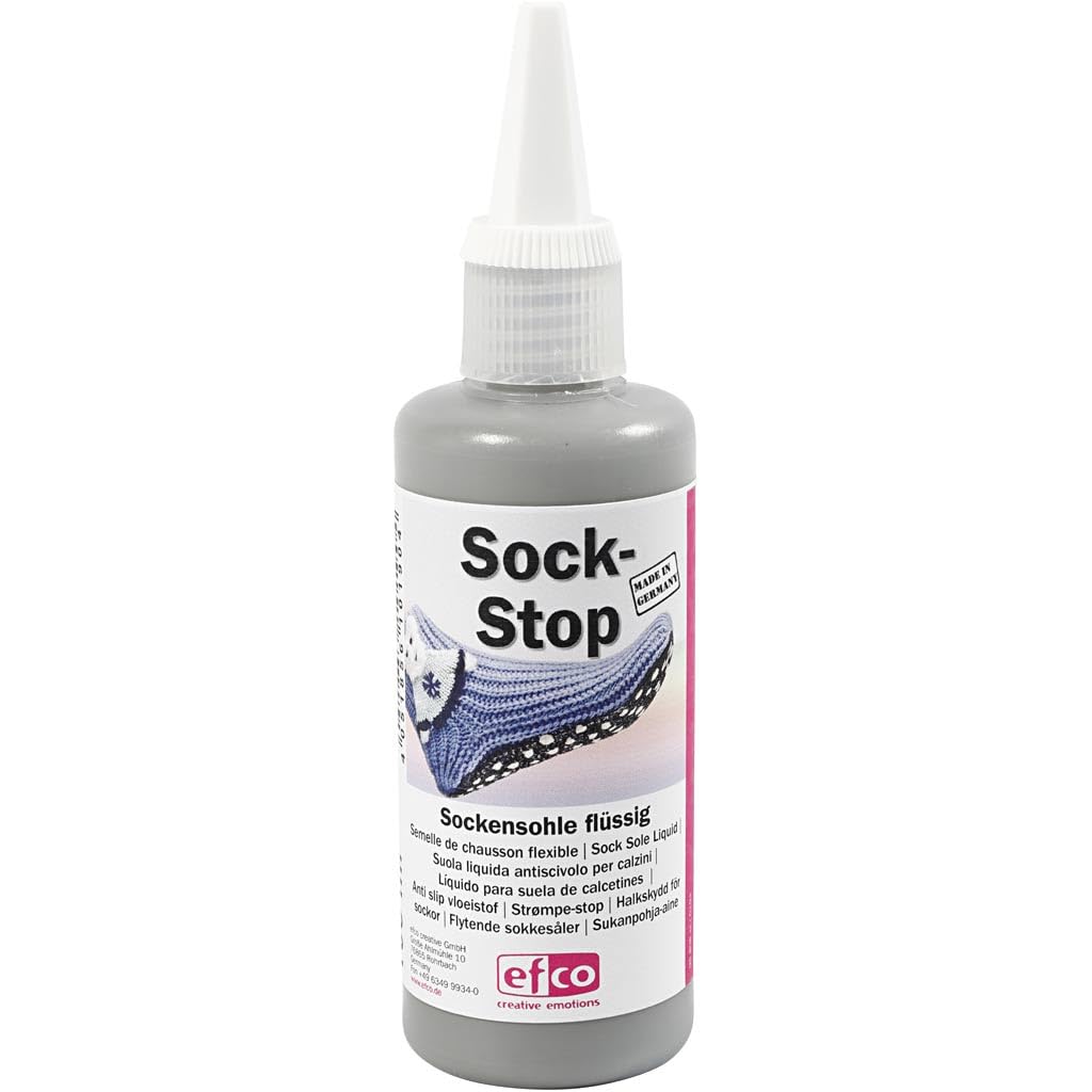 Sock Stop 100 ml Bottle of Latex Based Paint, Grey