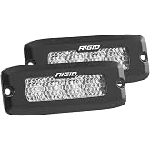 RIGID INDUSTRIES - SR-Q PRO FLOOD DIFFUSED PAIR BLACK FLUSH MOUNT