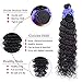 Water Wave Human Hair 3 Bundles 12 14 16 Inch 100% Unprocessed Human Hair Extensions For Women 100g/bundles 8A Brazilian Wet and Wavy Water Curly Human Hair Bundles Natural Black Color shuangya Hair