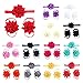 Lisli® 3sets/9pcs Baby Girl's Kids Flowers Foot Band Ties Barefoot Sandals Shoes and Headband