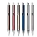 Alumina Retractable Ballpoint Pens, Black Ink, Dozen Box 6 pack (Mixed color)