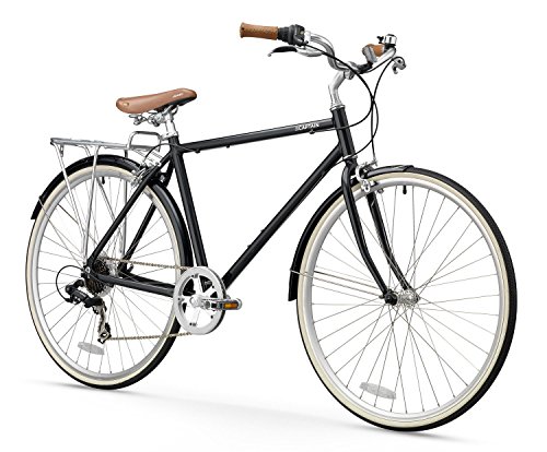 FIRTH SPORTS Captain Men’s Aluminum 7 Speed City Bicycle