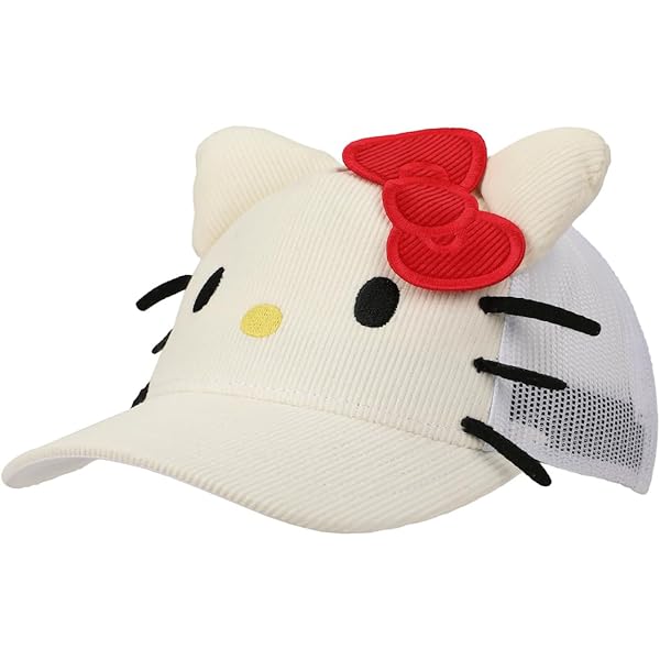 Amazon.com: Hello Kitty Embroidered Character Gray Unstructured