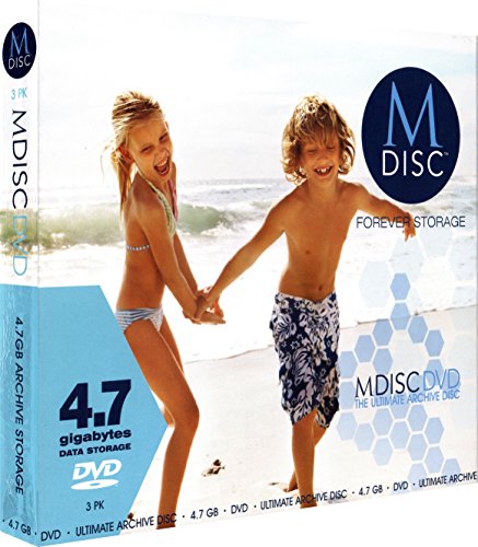 Millenniata M Disc DVD (DVD, 1 MDHA003 – 4X, Slim Case Cover, 3X Disc)